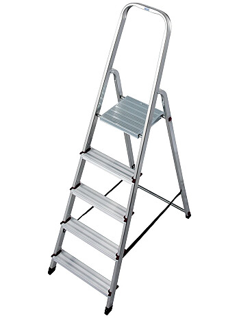 KRAUSE CORDA drabina aluminiowa wolnostojąca 5 stopni